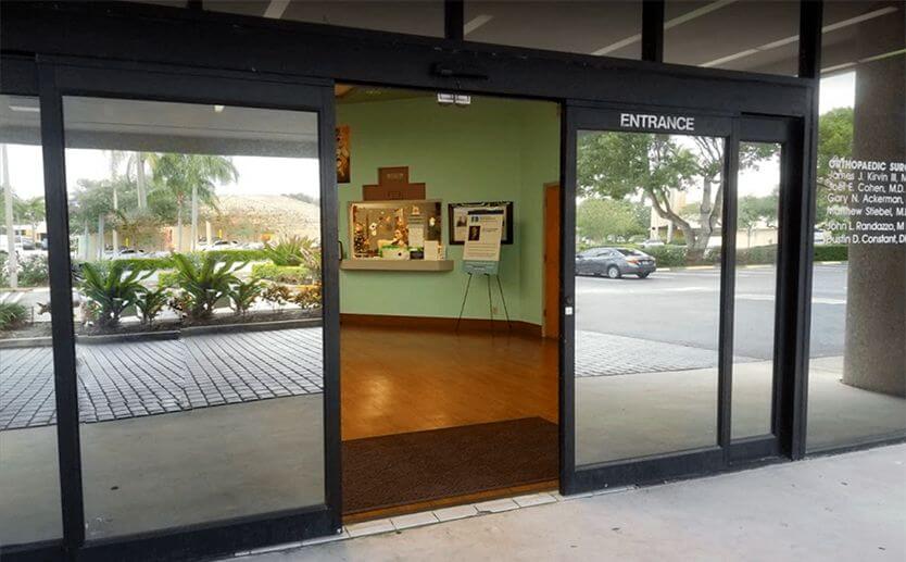 Automatic sliding glass door project